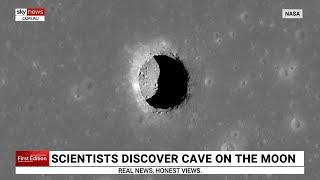 Scientists discover cave on the Moon