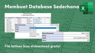 Cara Membuat Database Pencarian Sederhana di Excel