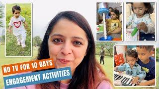 How are we engaging Noor without TV  Zero TV days 2.5 year old activities vlog