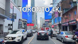 Driving Toronto 4K HDR - Torontos Midtown Manhattan - Harbourfront to Downtown Yonge