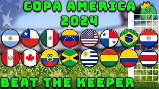 Copa America 2024 Beat the Keeper Marble Race Tournament  Marble Race King