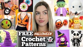 40 FREE Crochet Patterns For Halloween Beginner Friendly