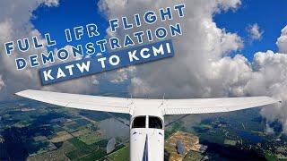 Full IFR Flight Demonstration - KATW to KCMI