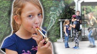 Social Experiment #54  Kids and smoking.