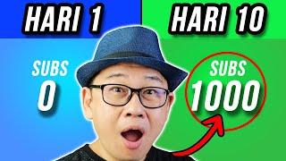 5 Cara Cepat Dapat 1000 Subscribers Youtube Hanya 10 hari saja Terbukti berhasil