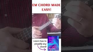 Em CHORD MADE EASY on the UKULELE #ukulelebeginner #ukuleletutorial #ukulele #ukulelechords