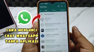 HOW TO LOCK WHATSAPP CHAT-latest WhatsApp feature