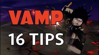 YBA REWORKED VAMP How To Use Tips + Best Skill Tree