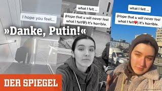 Millionenerfolg mit sarkastischen TikToks zum Ukrainekrieg »Danke Putin«  DER SPIEGEL