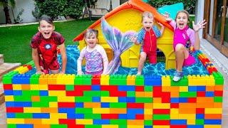 ‍️ Giant Lego Pool Party Vania Mania Kids Pretend Play Adventure