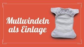 Mullwindel als Einlage falten für Überhose