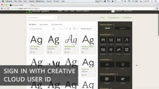 Tutorial Exploring the Adobe Typekit