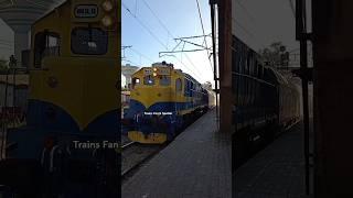 Passage of train 1001 hauled by the new 060DL12 EMD GT-42 AC