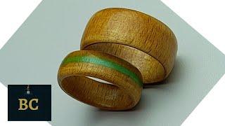 how to make a wooden rings  biddis creativity  handmade  wood ring