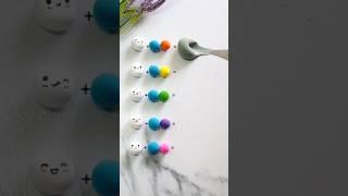 mixing colour  clay art #clay #mixing #shortvideo