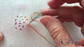 Seed Stitch Tutorial by Amy McClellan