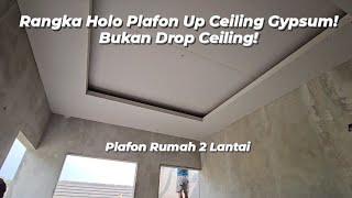 Plafon Gypsum Rangka Holo Galvalum Plafon Gypsum Up Ceiling Plafon Rumah 2 Lantai Minimalis