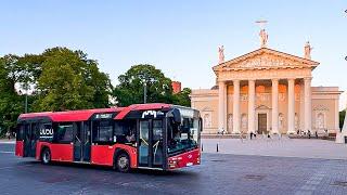 Buses in Vilnius Lithuania   2024