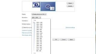 How to change your laptops screen size resolution on win 7vchsmkh