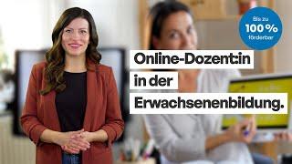 Dein Einstieg in die Erwachsenenbildung mit einer Ausbildung zur Online-Dozentin.