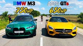 BMW M3 G80 vs Mercedes AMG GTs vs GSX-R 750. OCTAVIA A7 1.8T STAGE 3 vs Девушка на MINI Cooper 2.0T