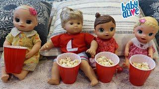 BABY ALIVE SLEEPOVER Routine with Baby Alive Channel