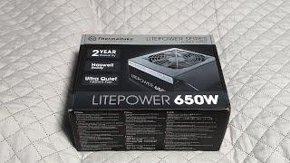 Unboxing the Thermaltake LIGHTPOWER SERIES POWER SUPPLY 650W