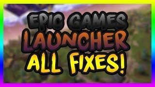 How To Fix ALL BugGlitchesErrors with the Epic Games Launcher 2024