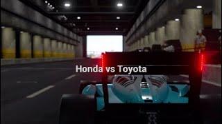 Super Formula Honda vs Toyota Speed test Route X