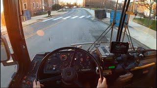 POV Bus Drive Shuttle-UM Route 111 in a 19 Gillig Advantage
