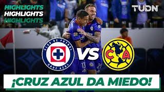 Resumen y goles  América 2-3 Cruz Azul  Amistoso 2024  TUDN