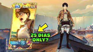 FINALLY YIN EREN YEAGER ATTACK ON TITAN SKIN IS HERE THANKYOU MOONTON