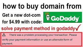 how to buy a domain from Godaddy in Pakistan 2021  solve payment method in GoDaddy