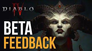 DIABLO 4 BETA FEEDBACK