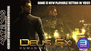 Achieving Perfect Performance RPCS3 Settings + Artemis Patches for Deus Ex Human Revolution