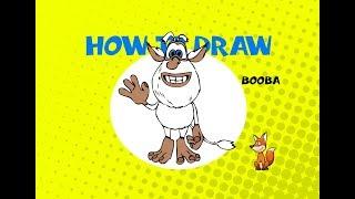 How to draw Booba - RUSSIAN VERSION - DRAWING LESSON - LEARN TO DRAW -