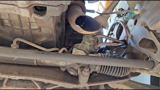 How to Remove & Replace Ford Falcon High Pressure Power Steering Line Hose 2002-2008 BA BF 4.0L 6Cyl
