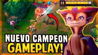 ¡NUEVO CAMPEÓN GAMEPLAY Y HABILIDADES DE SMOLDER  League of Legends