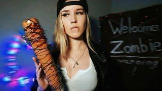 ASMR  RUSSIAN BAD GIRL  OBEY ME  ZOMBIE APOCALYPSE ROLEPLAY