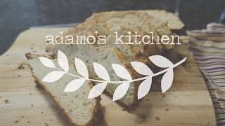 Adamos Kitchen Irish Soda Bread and Pesto Pasta