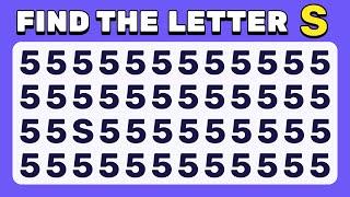 Find the ODD One Out - Numbers and Letters Edition  Easy Medium Hard - 30 levels