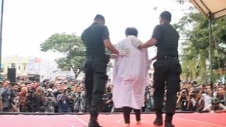 Gay Couple Publicly Caned in Indonesia