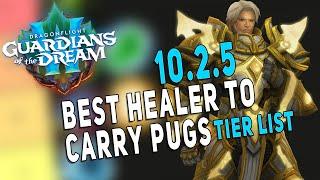 10.2.5 BEST M+ HEALERS Pugs  Which Healer Can *CARRY* Groups?  Dragonflight Season 3  Tier List