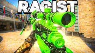 DESTROYING the MOST Racist Gamer in MW2 SND.. wow