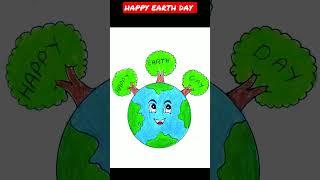 Earth Day Drawing  Earth Day Poster Drawing  World Earth Day Drawing  Save Earth Drawing