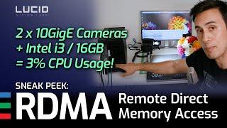 Sneak Peek RDMA for 10GigE Cameras