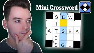 ASMR Solving Mini Crossword Puzzles