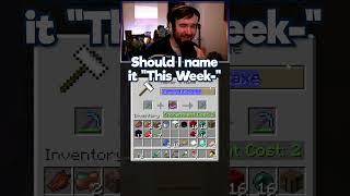 Naming my Hermitcraft Tools…