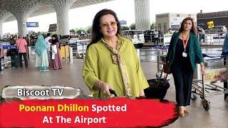 Poonam Dhillon Spotted At The Airport