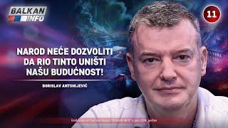 INTERVJU Borislav Antonijević - Narod neće dozvoliti da Rio Tinto uništi našu budućnost 2.7.2024